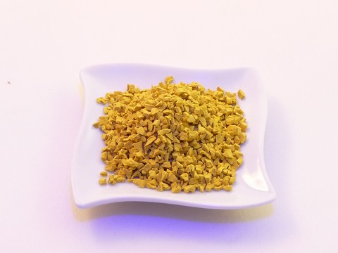 granulats EPDM jaune clair